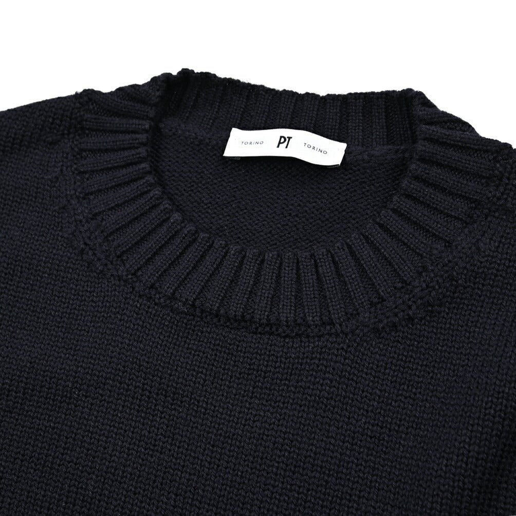 PT TORINO ウール100% クルーネックニットセーター｜430461-50｜GUARDAROBA MILANO OFFICIAL STORE