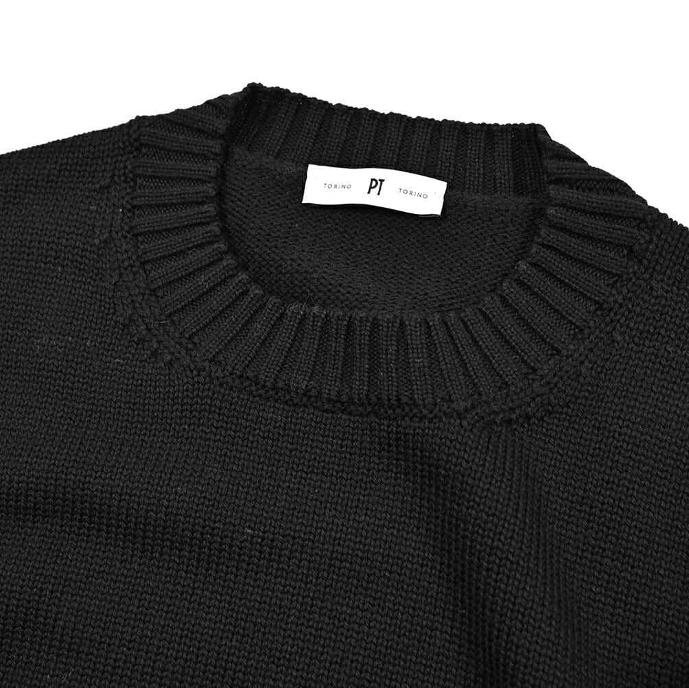 PT TORINO ウール100% クルーネックニットセーター｜430478-50｜GUARDAROBA MILANO OFFICIAL STORE