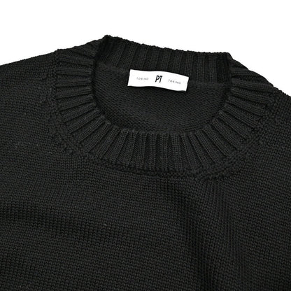PT TORINO ウール100% クルーネックニットセーター｜430478-50｜GUARDAROBA MILANO OFFICIAL STORE
