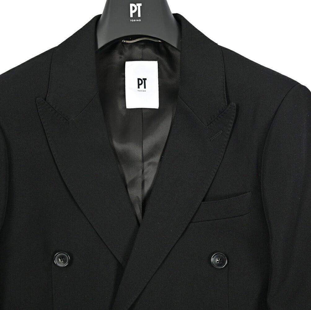 PT TORINO ヴァージンウール100% 6Bダブルテーラードジャケット｜430360-46｜GUARDAROBA MILANO OFFICIAL STORE