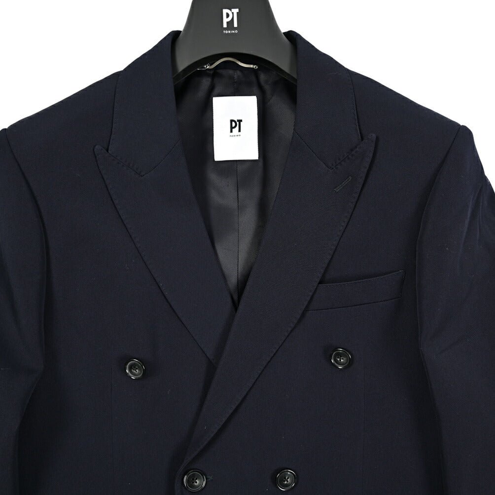 PT TORINO ヴァージンウール100% 6Bダブルテーラードジャケット｜430368｜GUARDAROBA MILANO OFFICIAL STORE