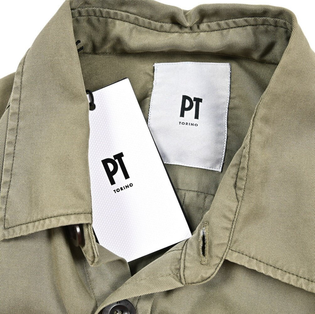 PT TORINO リヨセル100% CPOシャツ｜430631｜GUARDAROBA MILANO OFFICIAL STORE