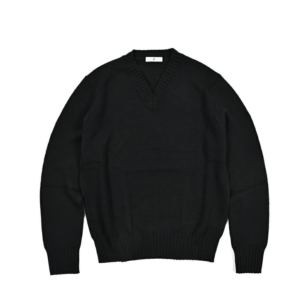 PT TORINO ウール100% Vネックニットセーター｜430500-50｜GUARDAROBA MILANO OFFICIAL STORE