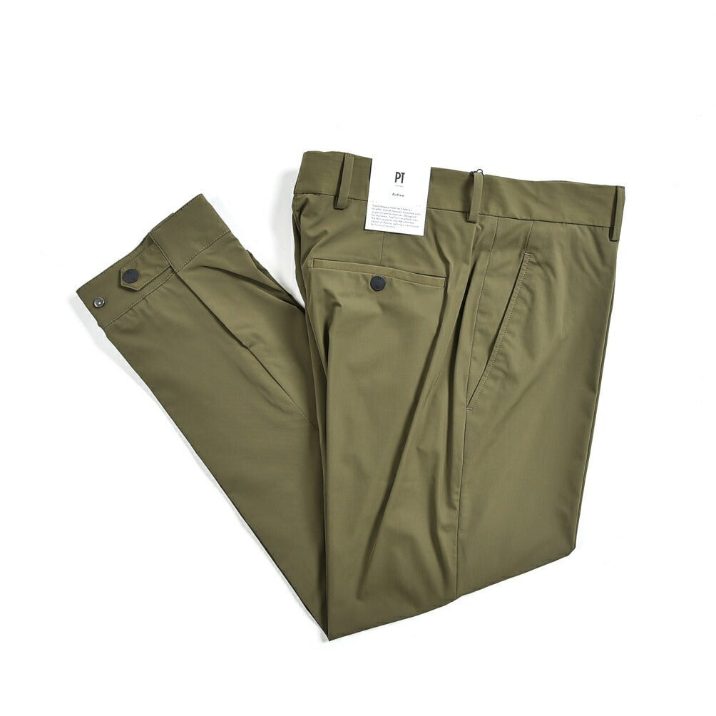 SALE｜PT TORINO Active "ZETA" ストレッチナイロン ノータックパンツ