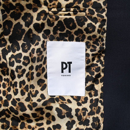 PT TORINO ウールモヘア 2Bシングルテーラードジャケット(レオパード柄裏地) / PT01｜397470 - A - 46｜GUARDAROBA MILANO OFFICIAL STORE
