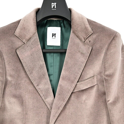 PT TORINO コットンベロア 2Bシングルテーラードスーツ｜430354-48｜GUARDAROBA MILANO OFFICIAL STORE