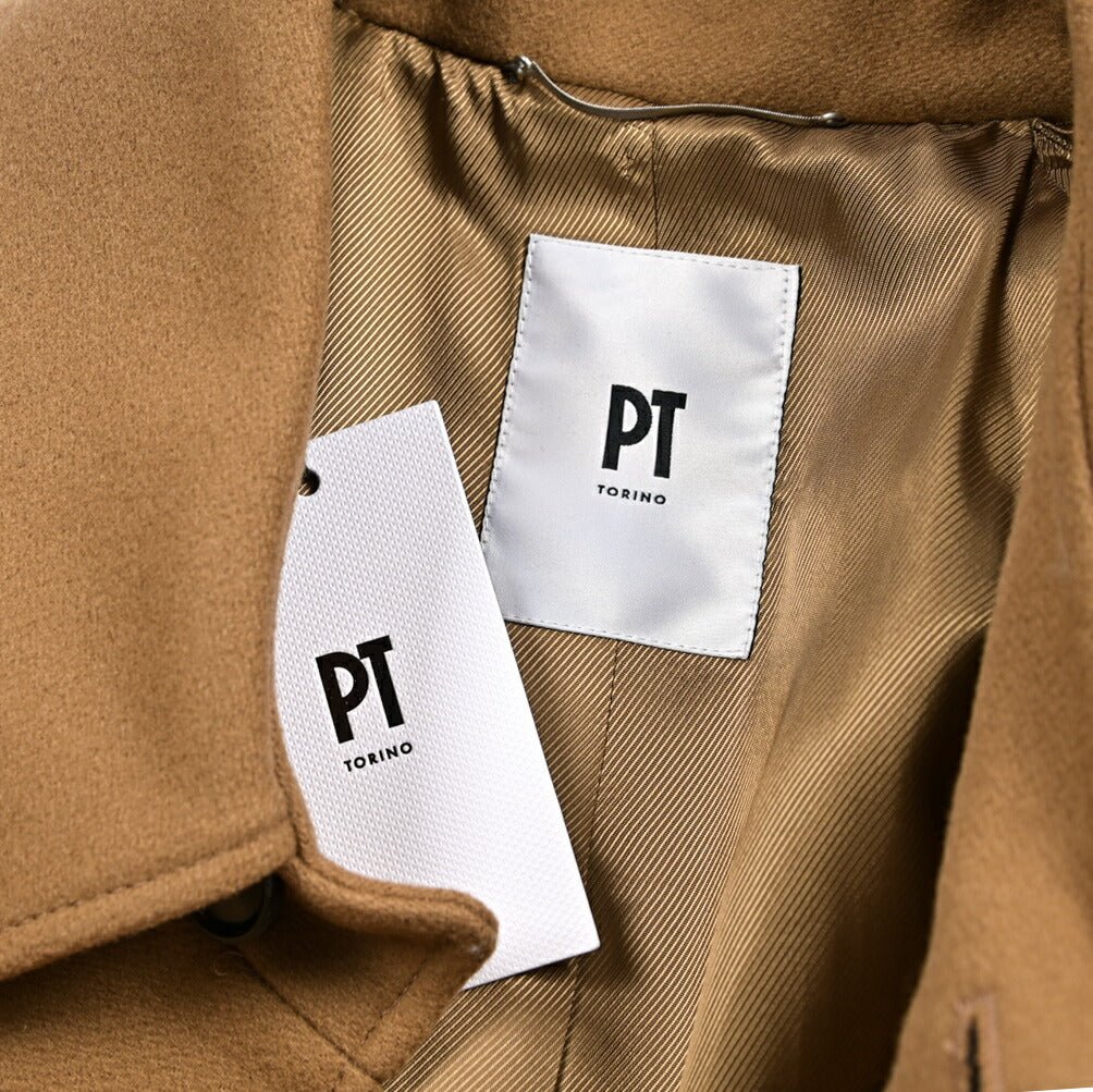 PT TORINO ウール ステンカラーコート(バルマカーンコート)｜426055 - 50｜GUARDAROBA MILANO OFFICIAL STORE