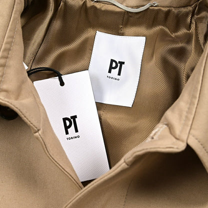 PT TORINO コットン ステンカラーコート(バルマカーンコート)｜426057 - 46｜GUARDAROBA MILANO OFFICIAL STORE