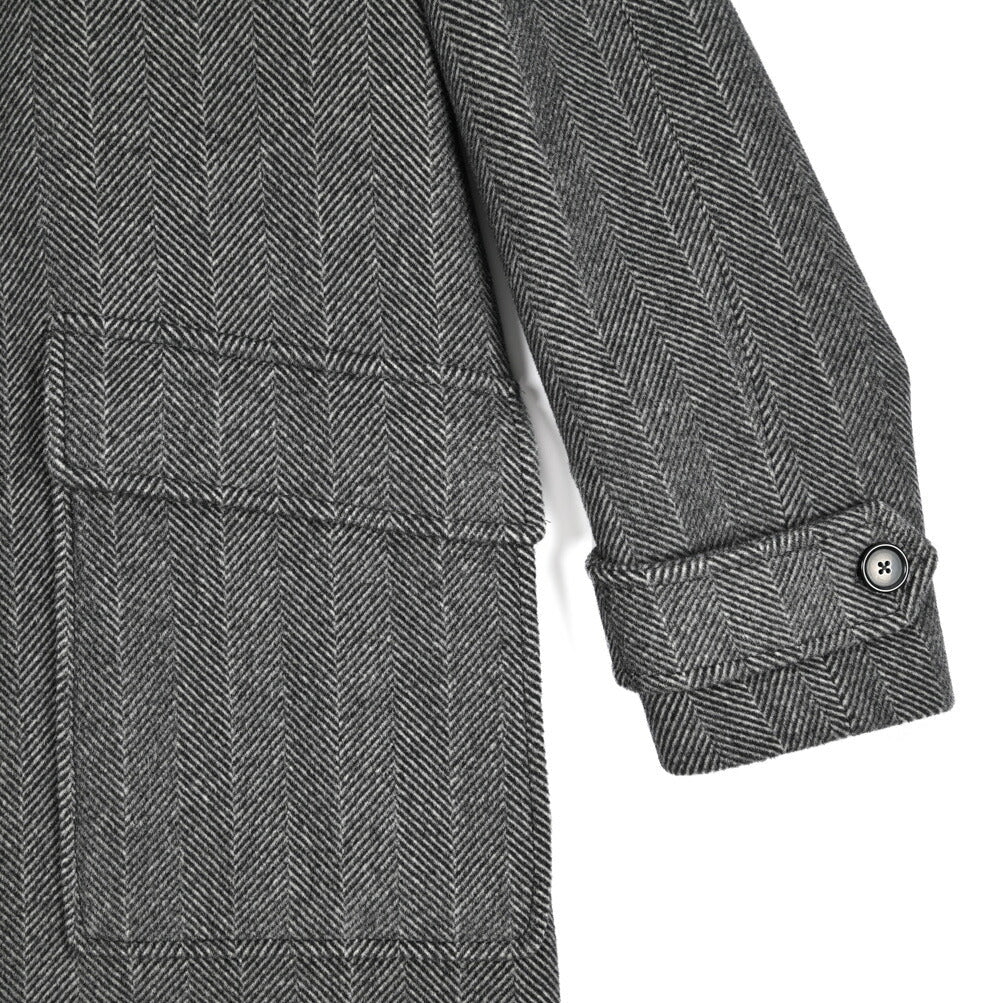 PT TORINO ウールカシミヤ ステンカラーコート(バルマカーンコート)｜426077｜GUARDAROBA MILANO OFFICIAL STORE