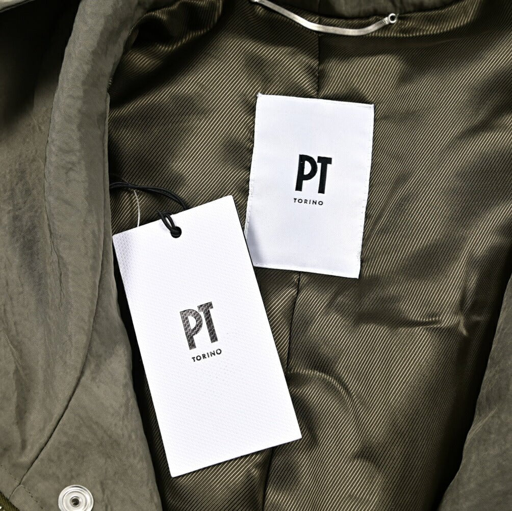 PT TORINO 中綿フード付きナイロンコート｜426081｜GUARDAROBA MILANO OFFICIAL STORE