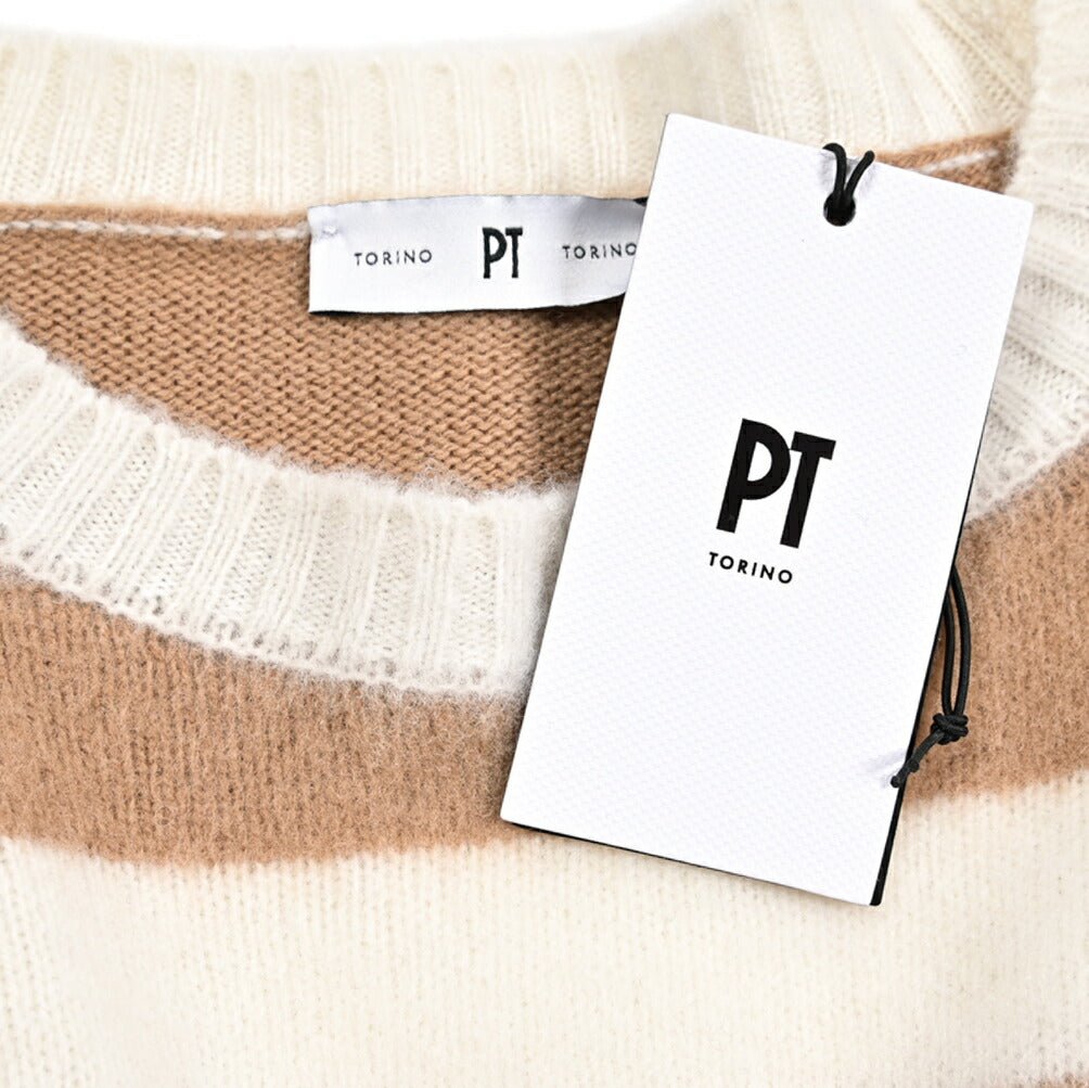 PT TORINO ウールカシミヤ ミドルゲージニットセーター｜426158｜GUARDAROBA MILANO OFFICIAL STORE