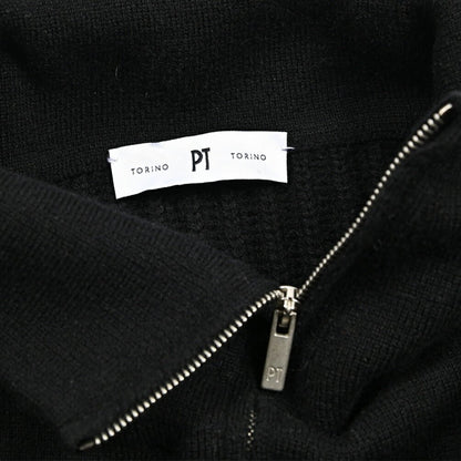 PT TORINO ウールカシミヤ ミドルゲージハーフジップセーター｜426174｜GUARDAROBA MILANO OFFICIAL STORE