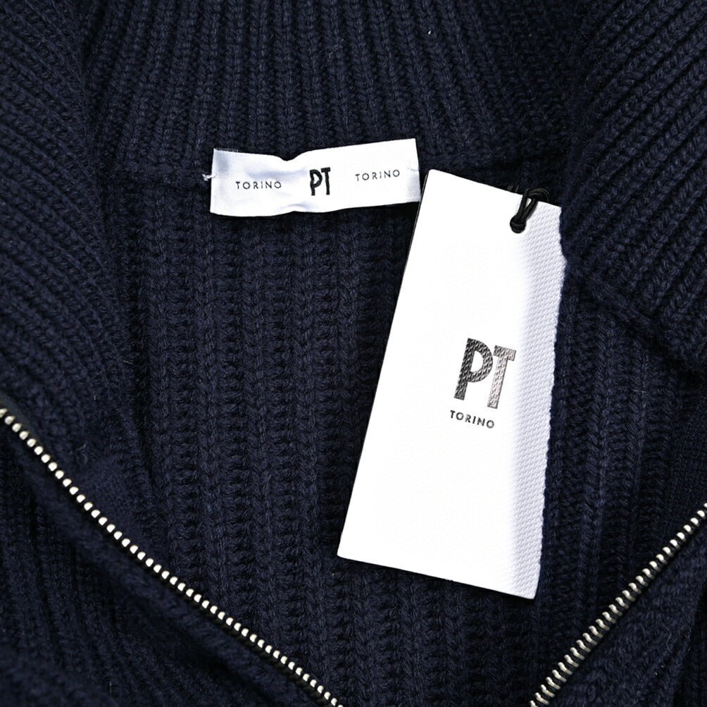 PT TORINO ウールカシミヤ ドライバーズニット｜426181｜GUARDAROBA MILANO OFFICIAL STORE