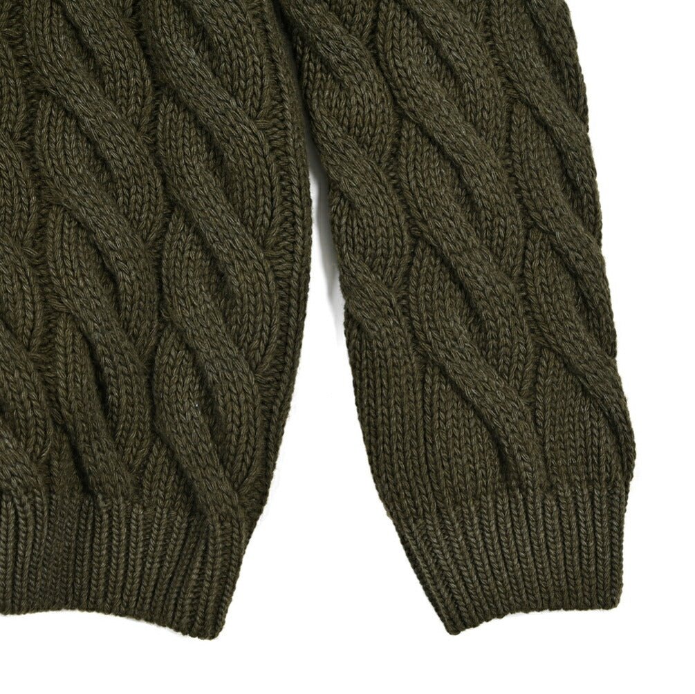 PT TORINO ウールカシミヤ ショールカラーケーブルニットカーディガン｜426185｜GUARDAROBA MILANO OFFICIAL STORE