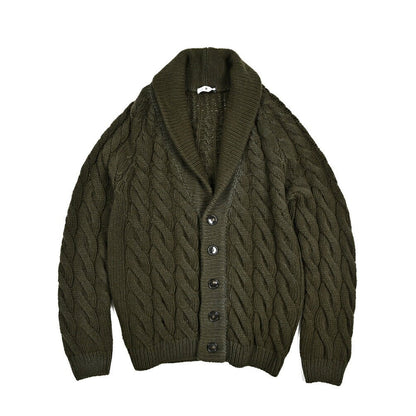 PT TORINO ウールカシミヤ ショールカラーケーブルニットカーディガン｜426185｜GUARDAROBA MILANO OFFICIAL STORE