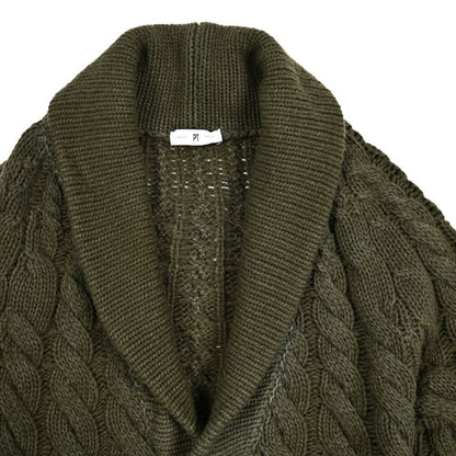 PT TORINO ウールカシミヤ ショールカラーケーブルニットカーディガン｜426185｜GUARDAROBA MILANO OFFICIAL STORE