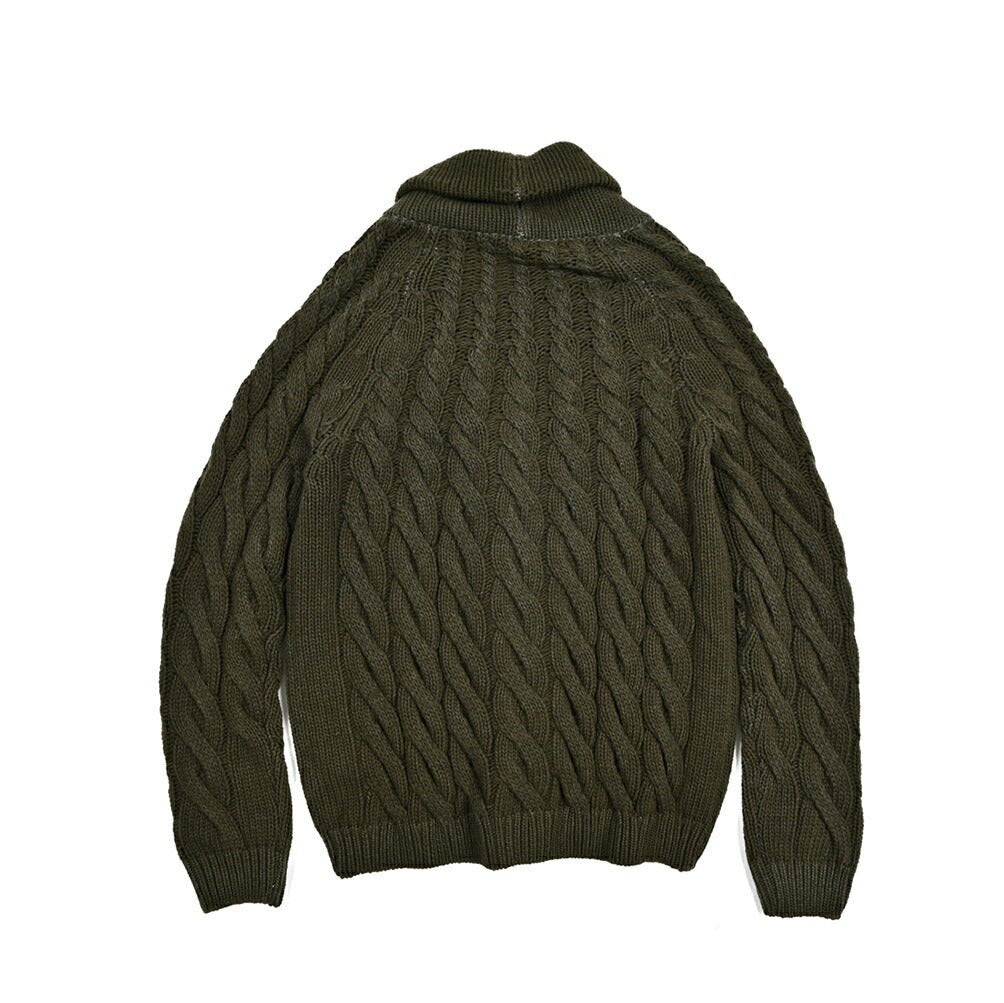 PT TORINO ウールカシミヤ ショールカラーケーブルニットカーディガン｜426185｜GUARDAROBA MILANO OFFICIAL STORE