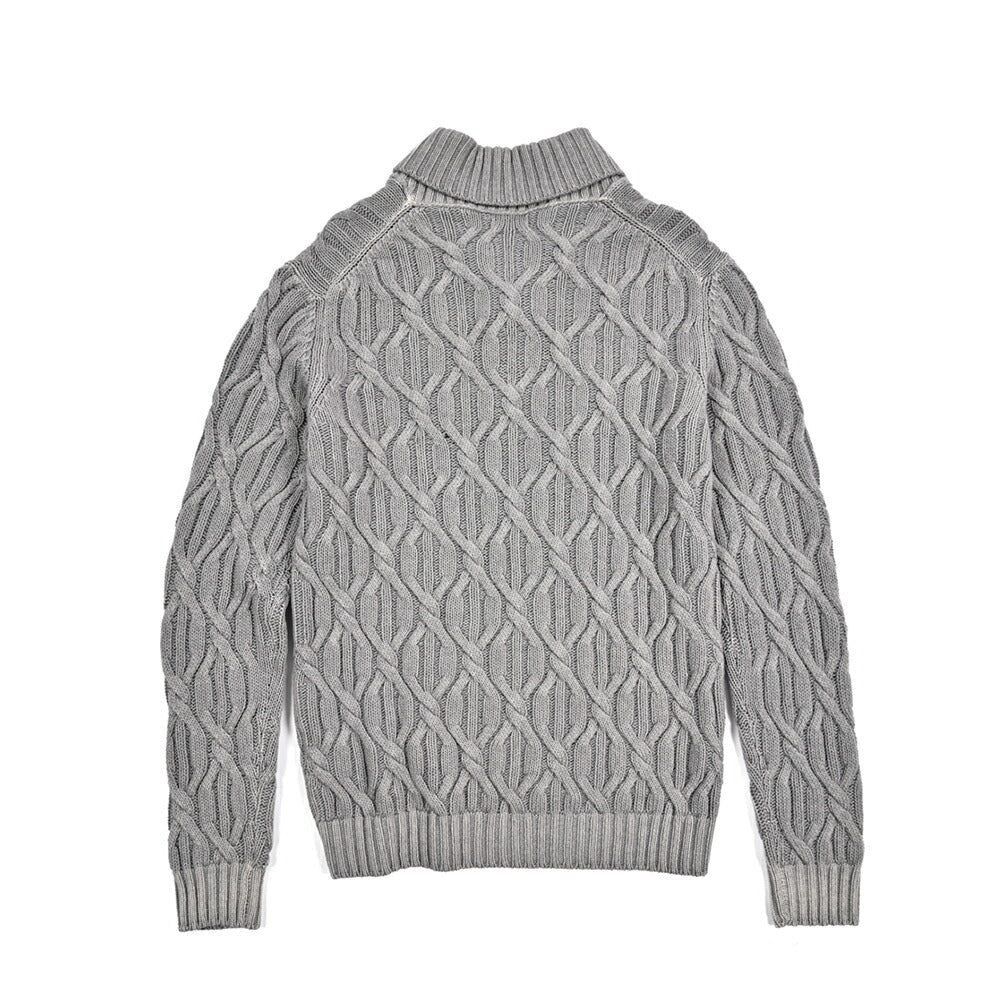 PT TORINO ウールカシミヤ ケーブル編みニットセーター｜426187｜GUARDAROBA MILANO OFFICIAL STORE