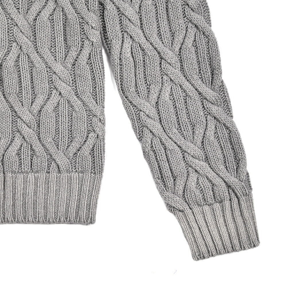 PT TORINO ウールカシミヤ ケーブル編みニットセーター｜426187｜GUARDAROBA MILANO OFFICIAL STORE