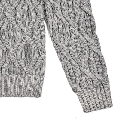 PT TORINO ウールカシミヤ ケーブル編みニットセーター｜426187｜GUARDAROBA MILANO OFFICIAL STORE