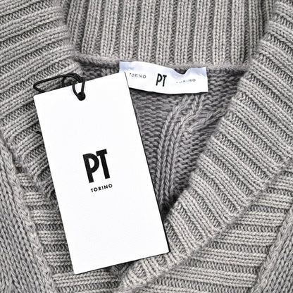 PT TORINO ウールカシミヤ ケーブル編みニットセーター｜426187｜GUARDAROBA MILANO OFFICIAL STORE
