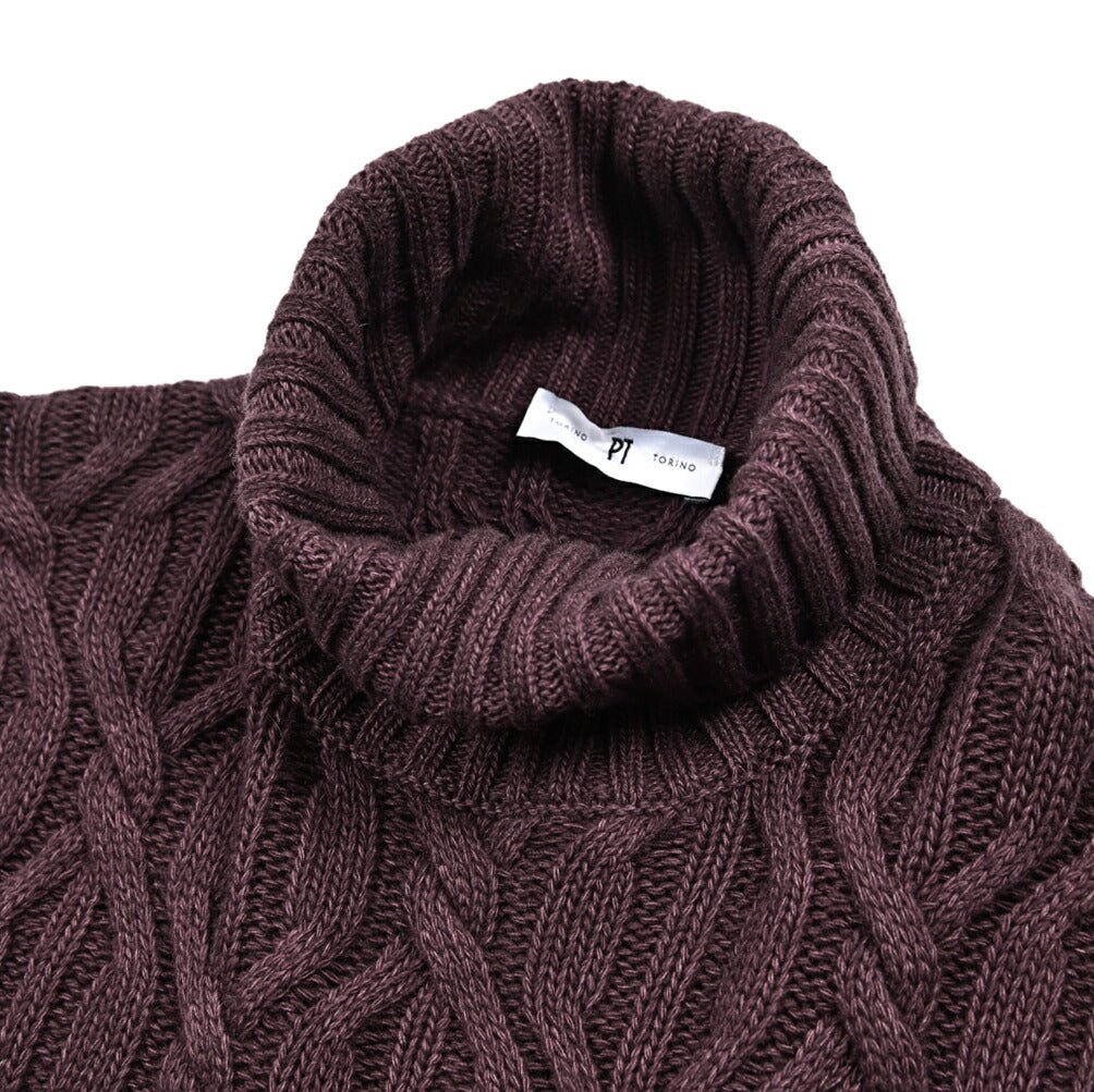 PT TORINO ウールカシミヤ タートルネックニットセーター｜426196｜GUARDAROBA MILANO OFFICIAL STORE