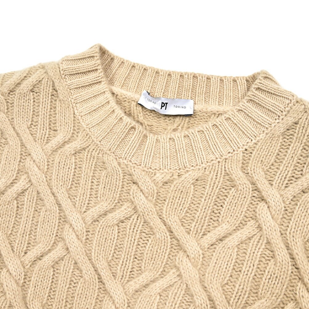 PT TORINO ウールカシミヤ ミドルゲージニットセーター｜426217｜GUARDAROBA MILANO OFFICIAL STORE