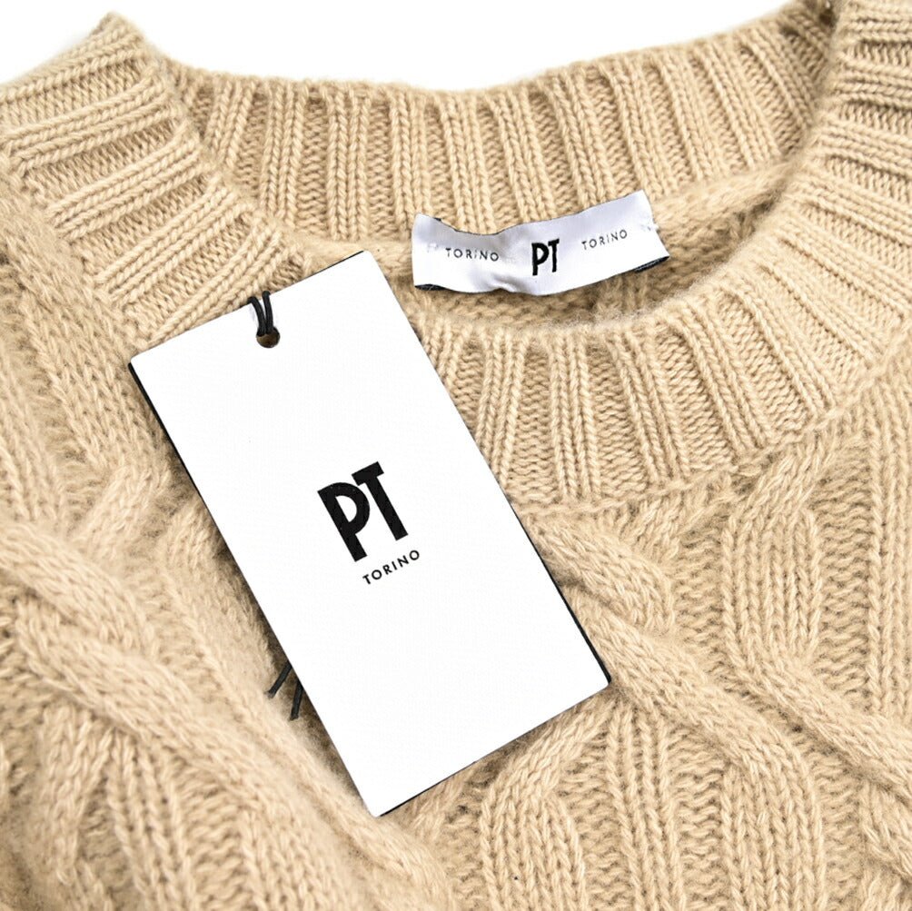PT TORINO ウールカシミヤ ミドルゲージニットセーター｜426217｜GUARDAROBA MILANO OFFICIAL STORE