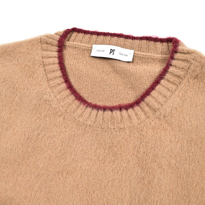 PT TORINO カシミヤ混ウール クルーネックニットセーター｜430449｜GUARDAROBA MILANO OFFICIAL STORE