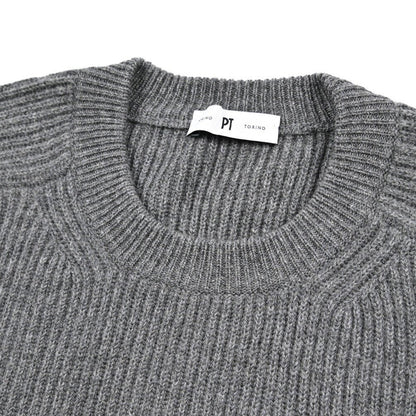 PT TORINO カシミヤ混ウール クルーネックリブニットセーター｜430489-50｜GUARDAROBA MILANO OFFICIAL STORE