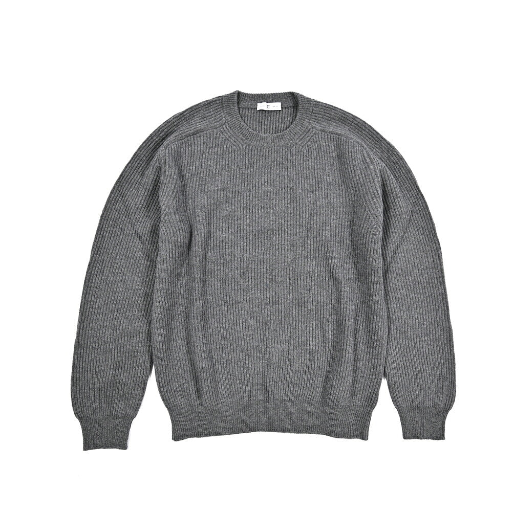 PT TORINO カシミヤ混ウール クルーネックリブニットセーター｜430489-50｜GUARDAROBA MILANO OFFICIAL STORE