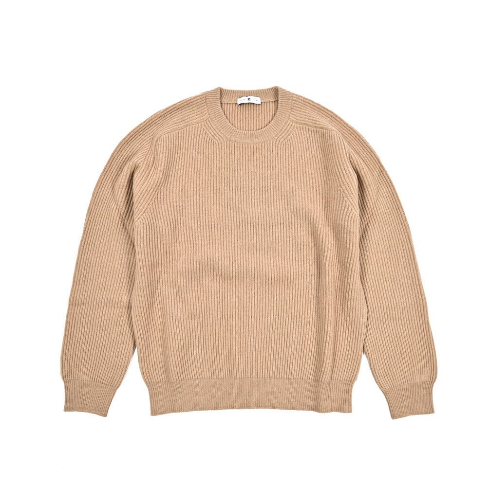 PT TORINO カシミヤ混ウール クルーネックリブニットセーター｜430491｜GUARDAROBA MILANO OFFICIAL STORE