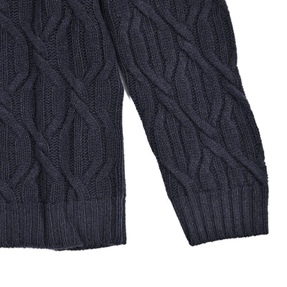 PT TORINO カシミヤ混ウール クルーネックケーブルニットセーター｜430524-50｜GUARDAROBA MILANO OFFICIAL STORE