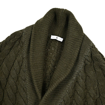 PT TORINO カシミヤ混ウール ケーブルニットショールカラーカーディガン｜430527｜GUARDAROBA MILANO OFFICIAL STORE