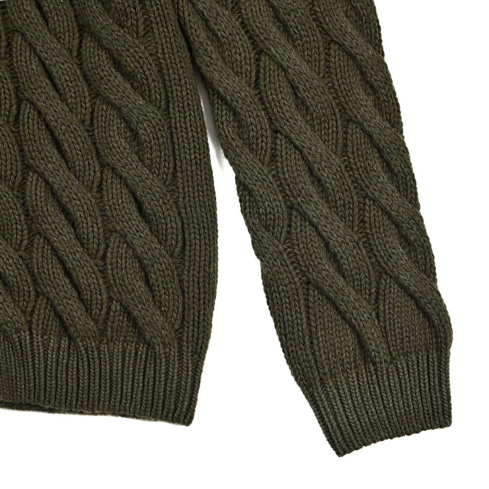 PT TORINO カシミヤ混ウール ケーブルニットショールカラーカーディガン｜430527｜GUARDAROBA MILANO OFFICIAL STORE