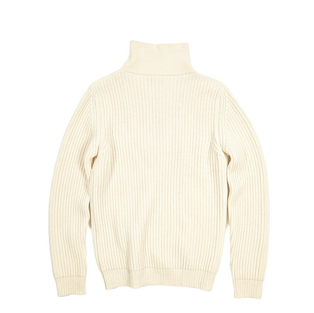 PT TORINO カシミヤ混ウール ハーフジップリブニットセーター｜430529｜GUARDAROBA MILANO OFFICIAL STORE