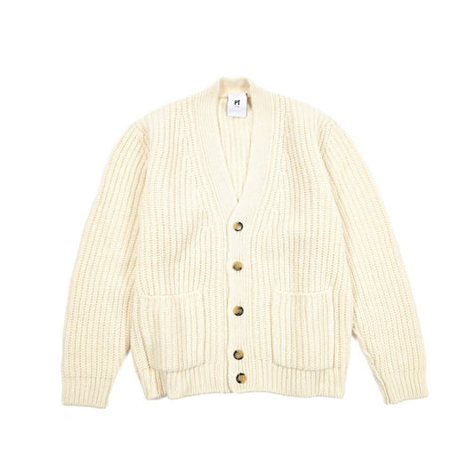 PT TORINO アルパカ混ウール リブニットカーディガン｜430530｜GUARDAROBA MILANO OFFICIAL STORE