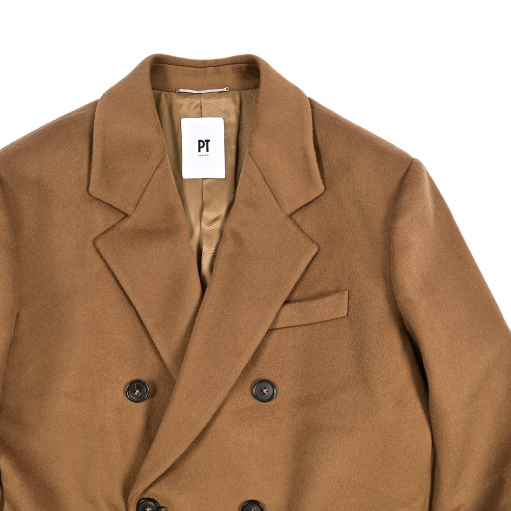 PT TORINO ウールカシミヤ 8Bダブルチェスターコート｜426083｜GUARDAROBA MILANO OFFICIAL STORE
