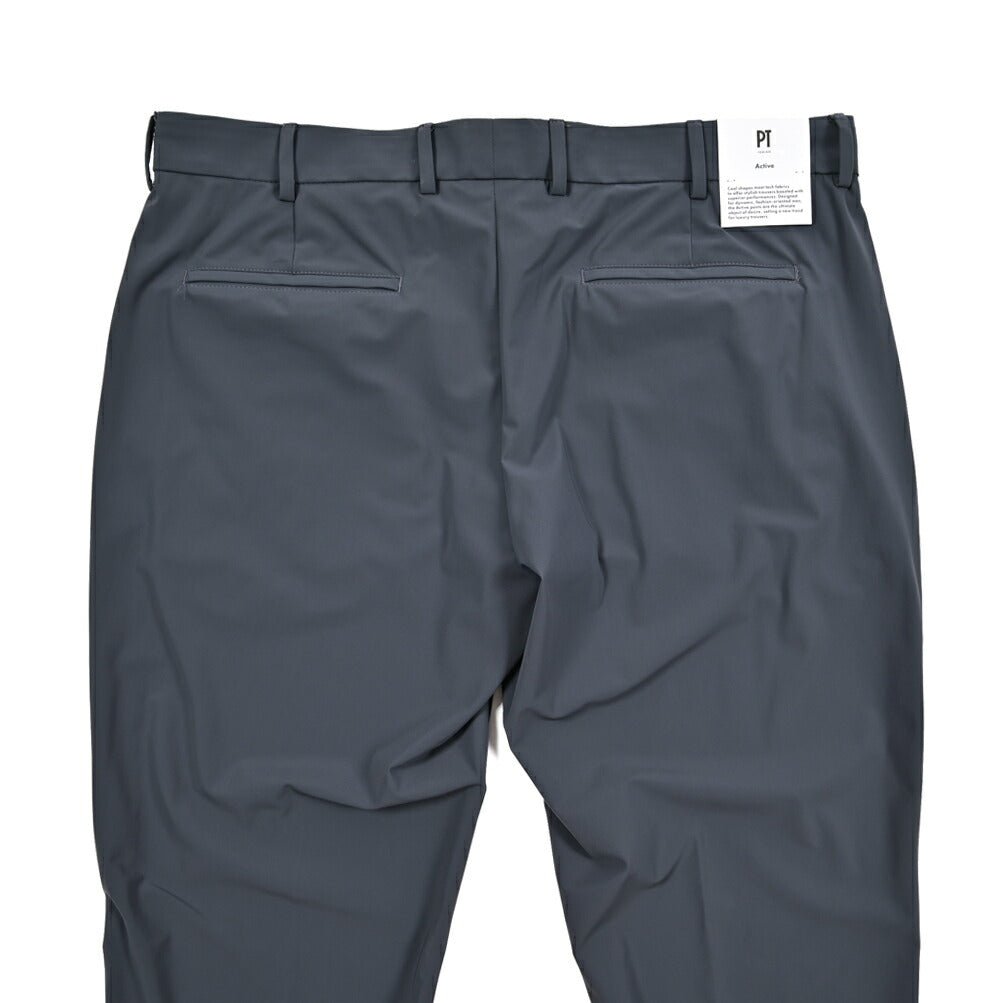 PT TORINO Active "EPSILON" 軽量ナイロン ノータックテーパードパンツ (反射板付き)｜423858 - 52｜GUARDAROBA MILANO OFFICIAL STORE
