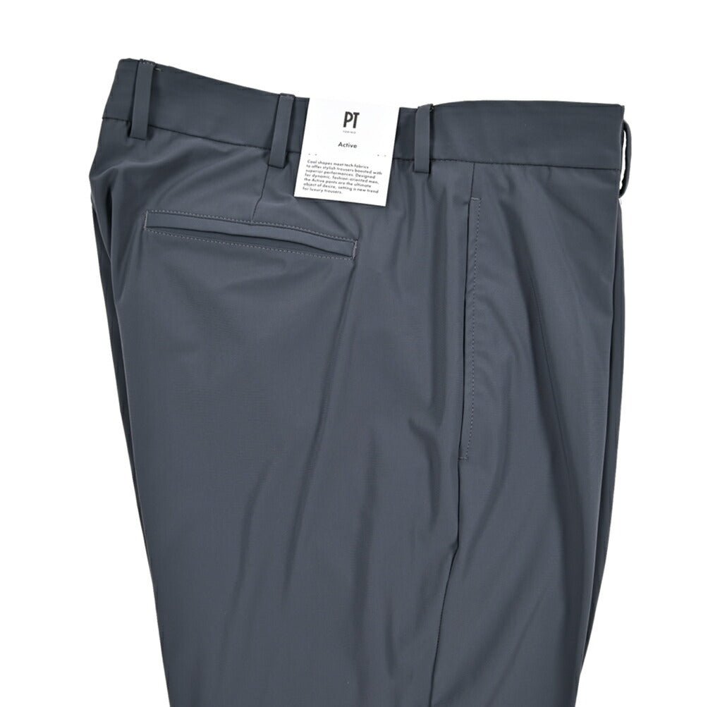 PT TORINO Active "EPSILON" 軽量ナイロン ノータックテーパードパンツ (反射板付き)｜423858 - 52｜GUARDAROBA MILANO OFFICIAL STORE