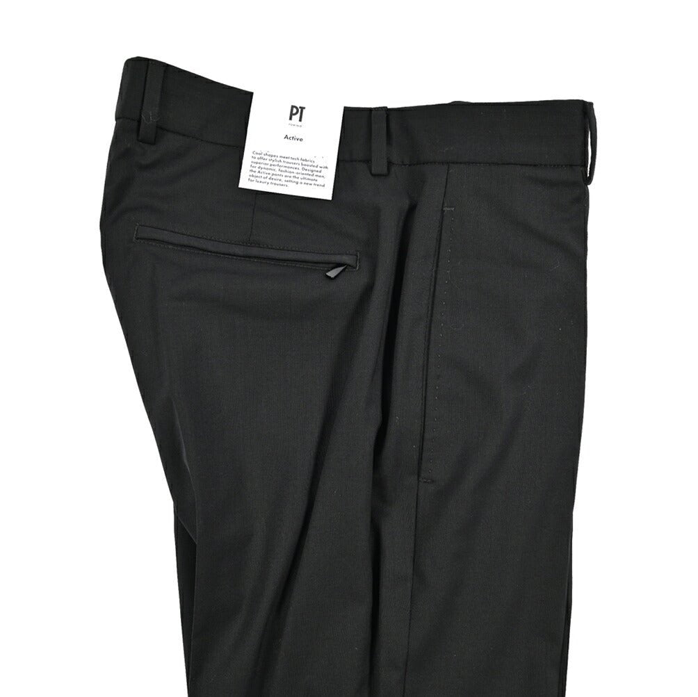 PT TORINO Active EPSILON ストレッチウール ノータックパンツ｜430755-46｜GUARDAROBA MILANO OFFICIAL STORE
