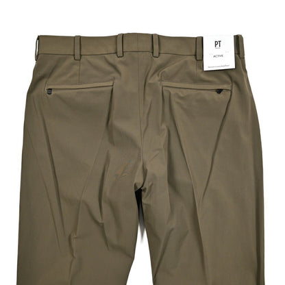 PT TORINO Active "EPSILON" コットンナイロン ノータックイージーパンツ｜430807-48｜GUARDAROBA MILANO OFFICIAL STORE