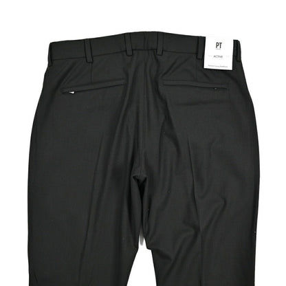 PT TORINO Active "EPSILON" ビスコース混ウール スラックス ノータックテーパードパンツ｜430812-48｜GUARDAROBA MILANO OFFICIAL STORE