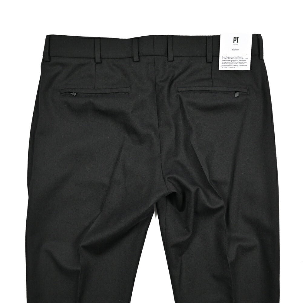 PT TORINO Active EPSILON 高機能ストレッチウール ノータックパンツ TECHNO WASHABLE WOOL｜430867-46｜GUARDAROBA MILANO OFFICIAL STORE