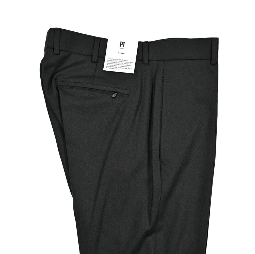 PT TORINO Active EPSILON 高機能ストレッチウール ノータックパンツ TECHNO WASHABLE WOOL｜430867-46｜GUARDAROBA MILANO OFFICIAL STORE
