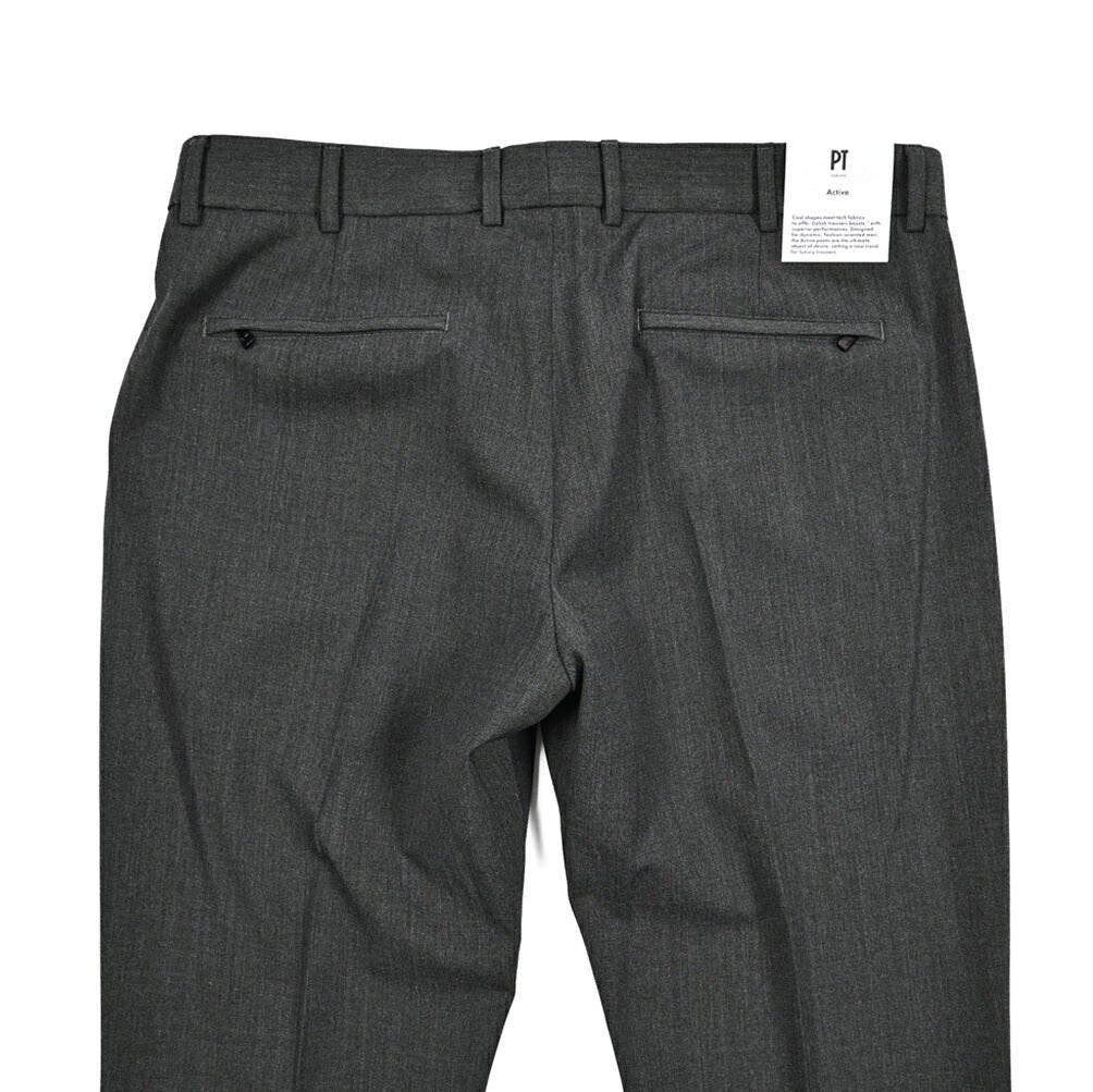 PT TORINO Active EPSILON 高機能ストレッチウール ノータックパンツ TECHNO WASHABLE WOOL｜430881｜GUARDAROBA MILANO OFFICIAL STORE