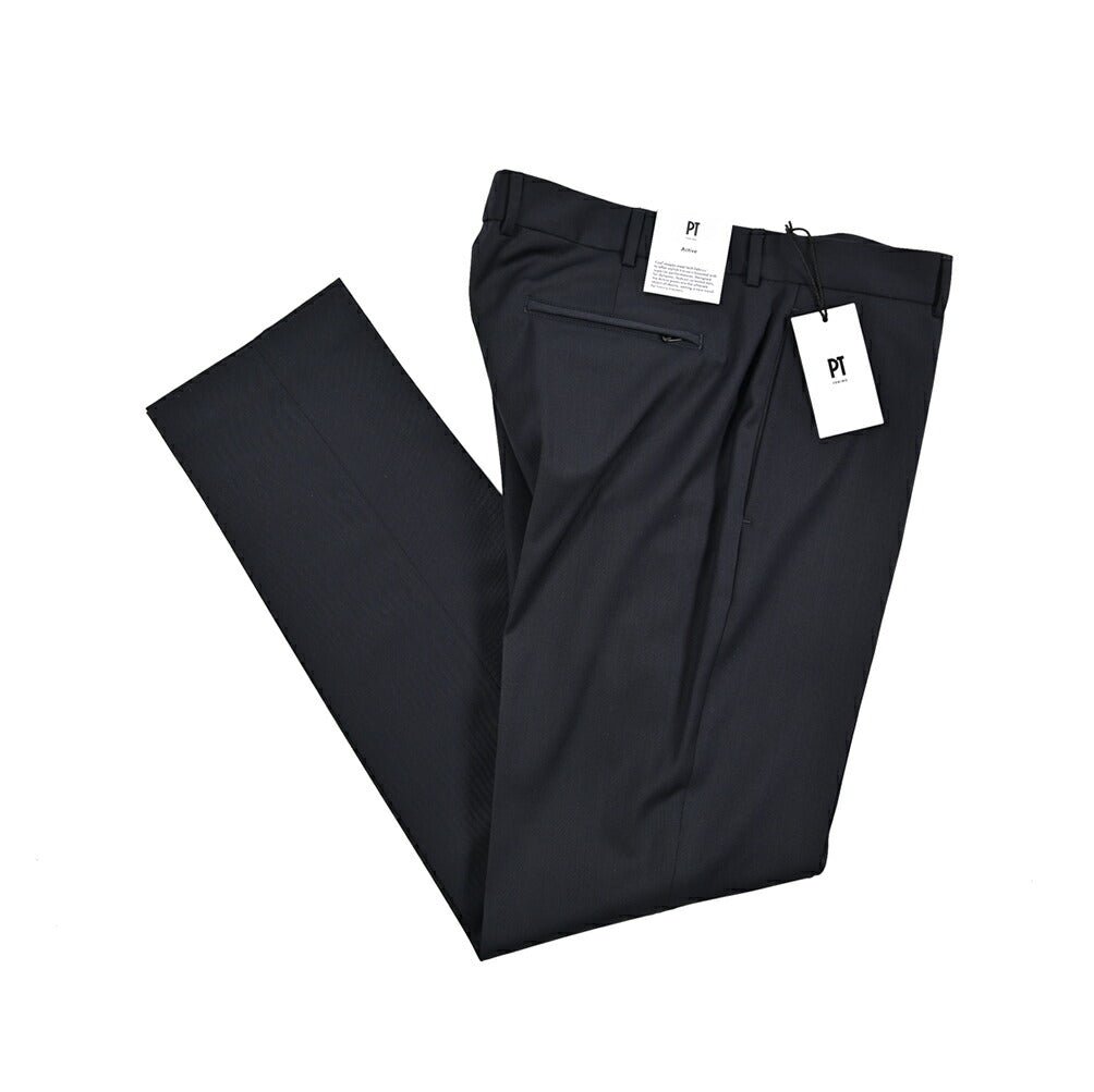 PT TORINO Active EPSILON 高機能ストレッチウール ノータックパンツ TECHNO WASHABLE WOOL｜430885｜GUARDAROBA MILANO OFFICIAL STORE