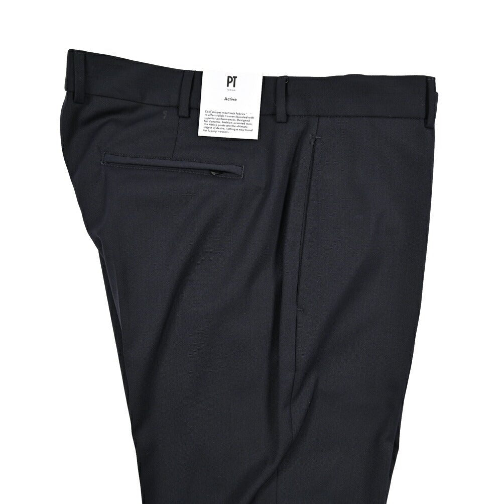PT TORINO Active EPSILON 高機能ストレッチウール ノータックパンツ TECHNO WASHABLE WOOL｜430885｜GUARDAROBA MILANO OFFICIAL STORE