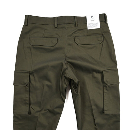 PT TORINO Active "LAMDA" ナイロン混コットン イージーカーゴパンツ カーキグリーン 46 | GUARDAROBA MILANO OFFICIAL STORE
