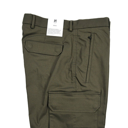 PT TORINO Active "LAMDA" ナイロン混コットン イージーカーゴパンツ カーキグリーン 46 | GUARDAROBA MILANO OFFICIAL STORE